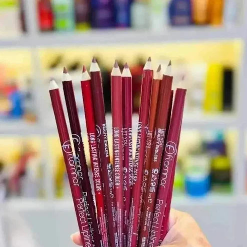 Flormor Let Your Beauty Endless Perfect Lip Liner Pencil 12Pcs